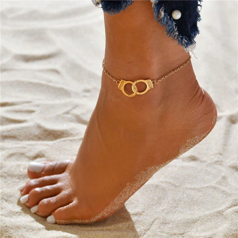 Boho Sparkle Anklet Set: Cubic Zirconia Beads