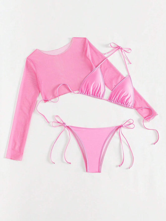 Oceanic Elegance 3Pack Bikini & Cover-up