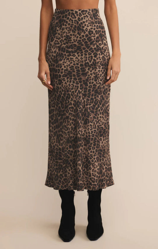 Isabel Leopard Print Skirt