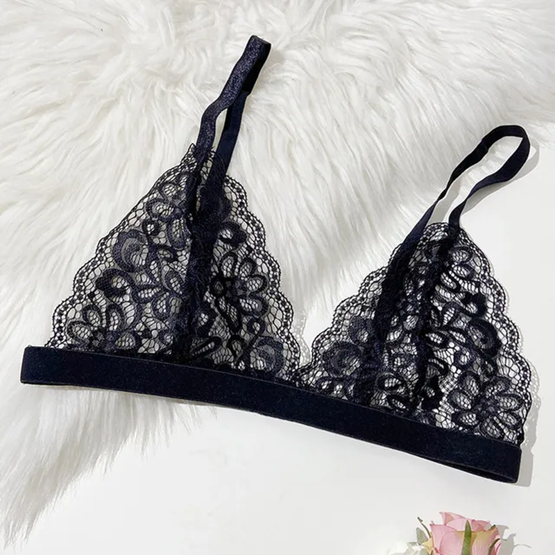 Lace Lingerie Set: Bralette & Briefs